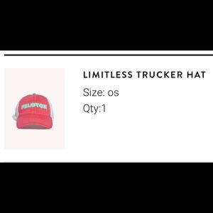 Peloton trucker hat